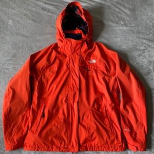 The North Face jacket, large, orange